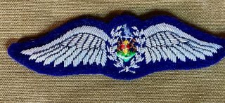 Extremely Rare Ciskei Air Force Bullion Wire Pilots Wing South Africa Homeland