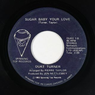 Modern Soul Funk 45 - Duke Turner - Sugar Baby Your Love - Spinning Top - Mp3