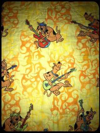 Rare Vintage Scooby Doo Psychedelic Blanket Scooby Doo Vintage Blanket Polyes