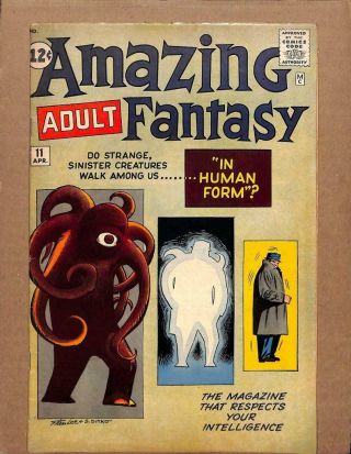 Adult Fantasy 11 - Higher Grade - Marvel 1962 - In Human Form