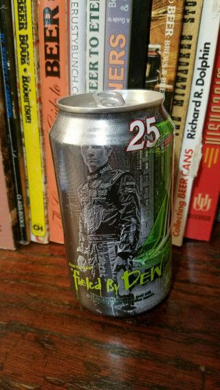 Diet Mountain Dew 12oz Sot Soda Can 25 Brian Vickers Nascar Fueled By Dew 2006