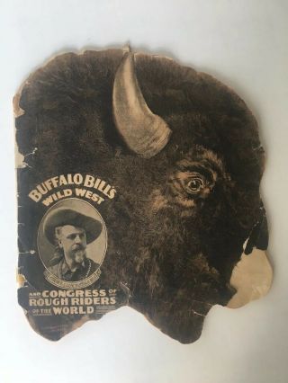 Buffalo Bill Wild West Col.  W.  F.  Cody Copyright 1898.  Paper Back Book