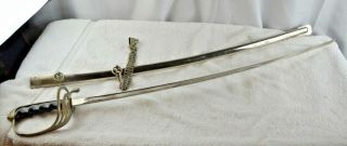 Vintage Us Military Gemsco Sword E Scabbard - - Germany - Korea War Era