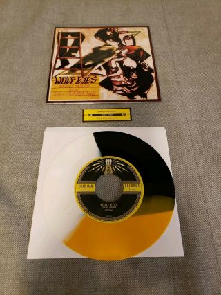 Tricolor Wolf Eyes Enemy Ladder 7 " Tri Color Third Man Records Jack White 45 7 "