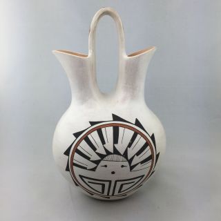Vintage Native American/pueblo Wedding Vase - Chris Teller,  Isleta,  Nm