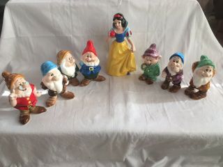 Snow White And The Seven Dwarves Figurines Disney Store Japan
