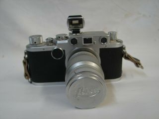 Leica D.  R.  P.  Ernst Leitz Wetzlar Vintage 35 Mm Camera Nr 570779 1:4 Lens