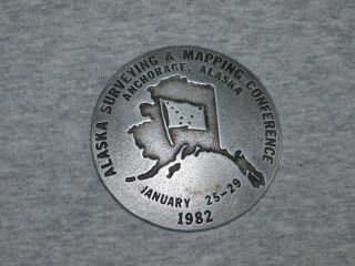 Alaska Surveying & Mapping Conference Anchorage January 1982 Cast Survey Marker