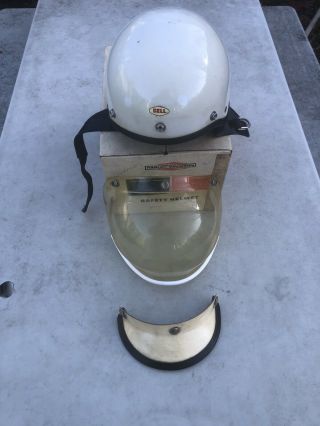 Vintage Bell Toptex Motorcycle Helmet Usa