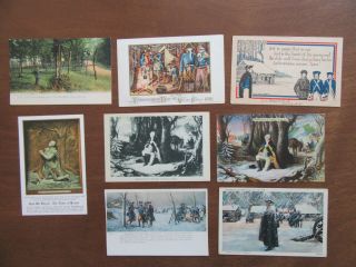 George Washington Valley Forge Revolutionary War Sites 39 Post Cards