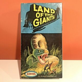 Vintage Land Of The Giants Rattlesnake Model Kit - Aurora 1968 816 - 150 Complete