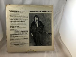Bobb Trimble Iron Curtain Innocence LP 1980 Autographed 3