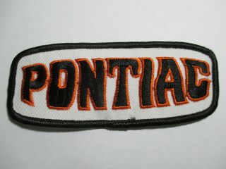 Pontiac Embroidered Patch,  Gm Cars 1970 