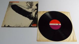 Led Zeppelin Led Zeppelin Vinyl Lp Orange & Plum Label A1 B1 Pressing - Vvg
