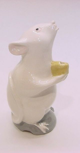 Stuart Bass Pie Bird Vent White Mouse W/cheese Made In England Discontinued