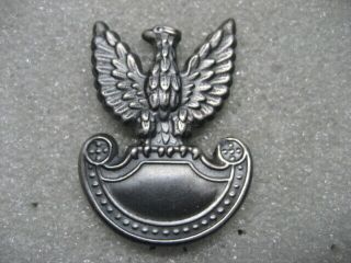 . Poland Polish Army Cap Badge For Enlisted,  1970s
