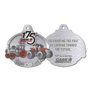 2017 Limited Edition Case Ih 175th Anniv.  Steam Engine / Magnum Christmas Orname