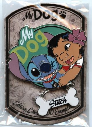 Disneyland Paris - My Dog Series - Lilo And Stitch Pin