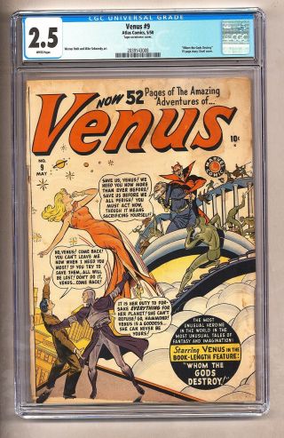 Venus 9 (cgc 2.  5) White Pages; 19 Page " Whom The Gods Destroy " Story (c 26103)