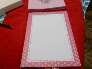 Hallmark Stationery Set 38 Sheets And 18 Envelopes Pink With Flowers Design