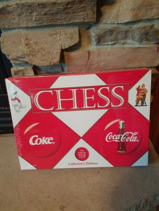 Coke Vs Coca Cola Chess Set Collectors Edition Board Game Santa Polar Bear