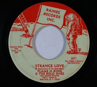 Sweet Soul/funk 45 Flame N King Strange Love/do It To The People On Raines