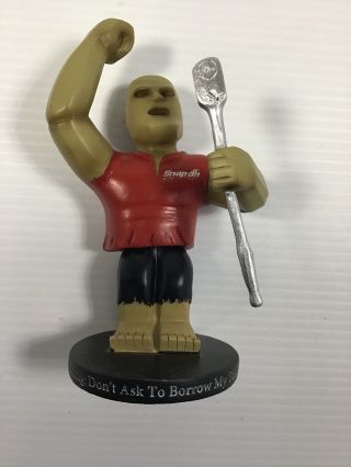 Snap - On Tools Bobble Head Figure Don’t Touch My Tools W/ratchet Collectible Kk
