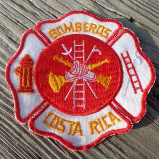 Bomberos Costa Rica Fire Rescue 4 " Patch