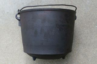 Fully Restored 7 Cast Iron Bean Pot,  9 3/8 " Diameter,  Peyote Drum