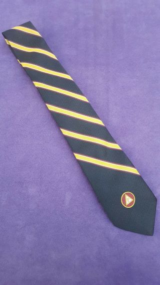 Vintage Loyal Order Of The Moose Pilgrim Neck Tie,  Hartmarx,  Made In Usa Necktie