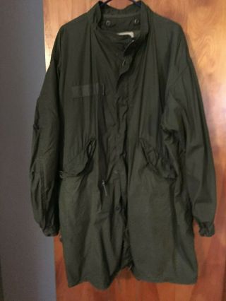 Military Issue Vietnam Era Extreme Cold Weather Parka W/shell M