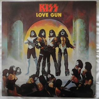 Kiss Love Gun 1977 Lp With All Inserts