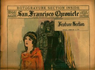 San Francisco Chronicle Sunday Supplement Feb 12,  1928 - Essays In Pictures Page