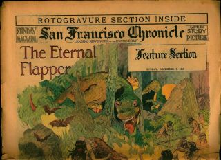 SAN FRANCISCO CHRONICLE SUNDAY SUPPL Dec 9,  16,  23,  & 30,  1928 (4) - The Eternal 3