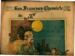 San Francisco Chronicle Sunday Supplement Sept 11,  1927 - Love Through The Ages,