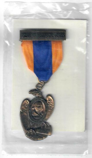 Vintage Boy Scouts Benjamin Franklin Historic Trail Medal