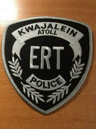 Guam Patch Police Ert Kwajalein Atoll