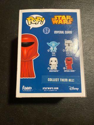 Funko Pop Star Wars 57 Imperial Guard (Walgreens Exclusive; Sticker Came Off) 2