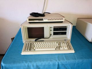 IBM Portable Personal Computer Vintage Luggable 5155 (GREAT) 1 2