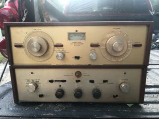 Vintage Hh Scott Type 330 Tuner And Type 99 B Amplifier
