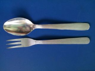 Spoon,  Fork Cutlery Mess Kit Romanian Cold War Army Romania Warsaw Pact