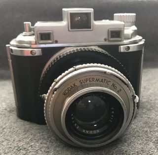 Vintage KODAK - MEDALIST SUPERMATIC No.  2 Camera EKTAR f:3.  5 100 mm Lens 2