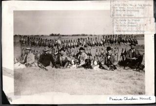 Vintage Photograph Pointer Hunting Dogs Shotguns Elsner Loup City Nebraska Photo