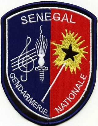 Senegal Police Gendarmerie National Patch Force Africa Policia