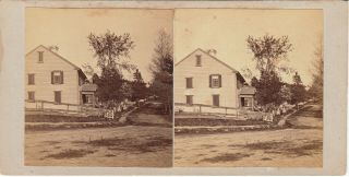 Woods Hole Massachusetts Cape Cod View On Main Street - 1871