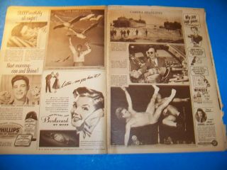Chicago Sunday Tribune Picture Section 1949 Dorothy Hart Chicago Fashions 3