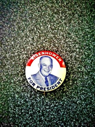 1948 Dwight Eisenhower Presidential Campaign Pinback Button