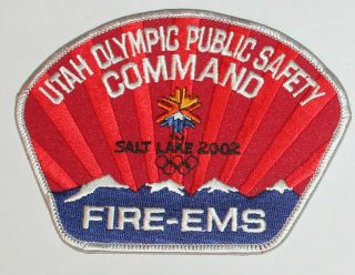 Utah Olympic Public Safety Command Fire - Ems 2002 Olympic Winter Games Salt Lake