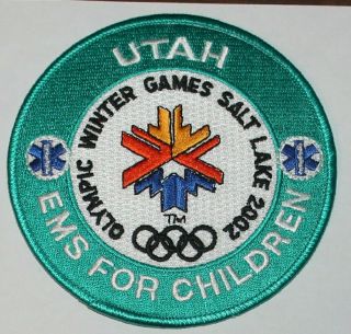 Utah Ems For Children 2002 Olympic Winter Games Salt Lake Emt Pediatrics Medic