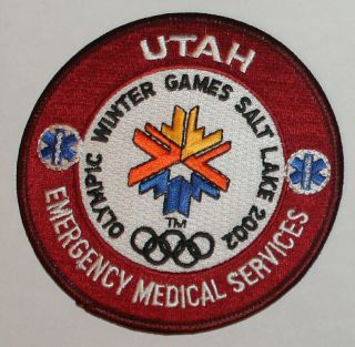 Utah Ems Emergency Medical Services 2002 Olympic Winter Games Salt Lake Emt